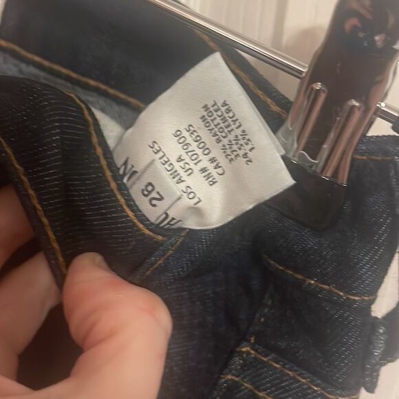 HUDSON Skinny jeans blue with black print size 26 - Picture 6 of 10